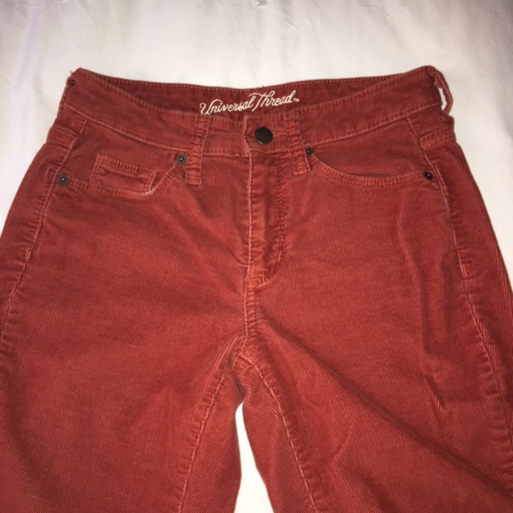 EUC Universal Thread Boot Cut High Rise Cords Size 2 - Picture 3 of 9